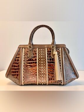 Brahmin NWOT Brown Milan Arden Satchel